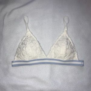 White bralette